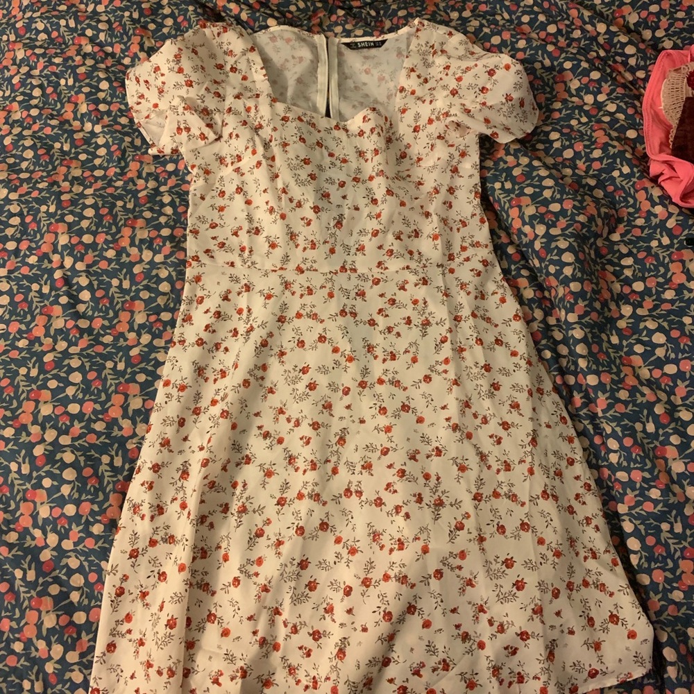 shein floral dress